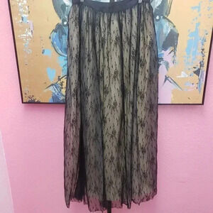 Soprano Full Skirt with Lace Overlay